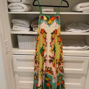 Alemais Multicolor Fruit Print Dress